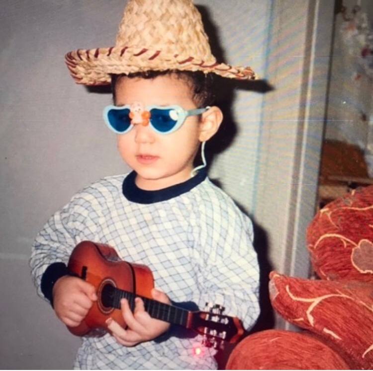 Arya Javadi as a kid